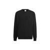 Originals FW22 Essential Crew Neck Sweatshirt With Trefoil Embroidery Men Sweatshirt Black IC8144