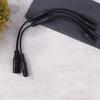 IEC 320 C8 2Pin Male To 2 X C7 Female Y Split Power Cable Около 28 см IEC 320 C7 To C8 Удлинительные шнуры C8 Male To C7 Female Cable