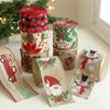 2m Linen Christmas Ribbon Snowman Christmas Trees Rattan Garland Decoration Silk Ribbon Party Arrange Supplies Gift Streamers