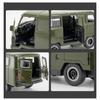 New 1/18 Russian UAZ TRAVELER 452 VAN Alloy Diecasts & Toy Vehicles Metal Toy Car Model Sound and Light Collection Kids Toy
