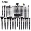 40Pcs Professional Makeup Brush Set Premium Synthetic Kabuki Foundation Face Powder Blush Concealers Eye Shadows Make Up Brush Set
