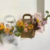 Packaging Flower Box Rose Wrapping Handheld Waterproof Kraft Paper Bag Wedding Decoration Gift Bag Bouquet Packaging Bag