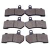 3 Pair Motorcycle Front And Rear Brake Pads Kits For Harley V-Rod Street & Night Rod Muscle (2005-2014) VRSCR VRSCD Brake Disks