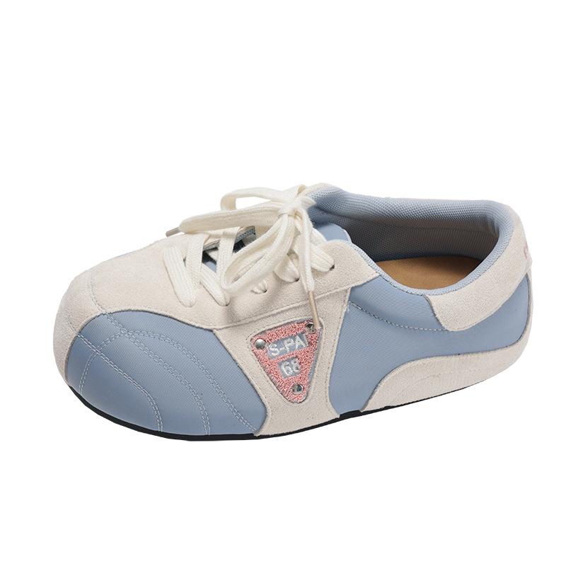 Internet Celebrity White Retro Flat-bottomed Agande Training Shoes Women's 2025 New Summer Versatile Skirt Soft Baseplate Shoes