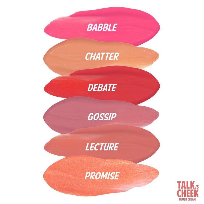TheBalm - Talk is Cheek : Кремовые румяна - 6 цветов