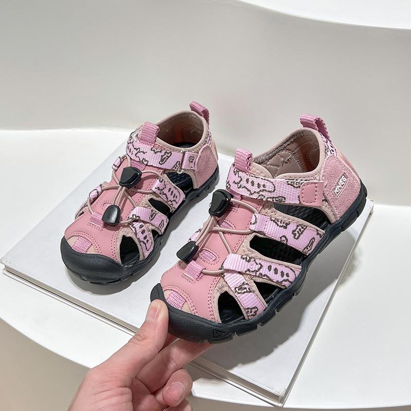 Children's sandals 2025 summer new boys baotou creek shoes soft-soled beach shoes baby shoes girls wading shoes