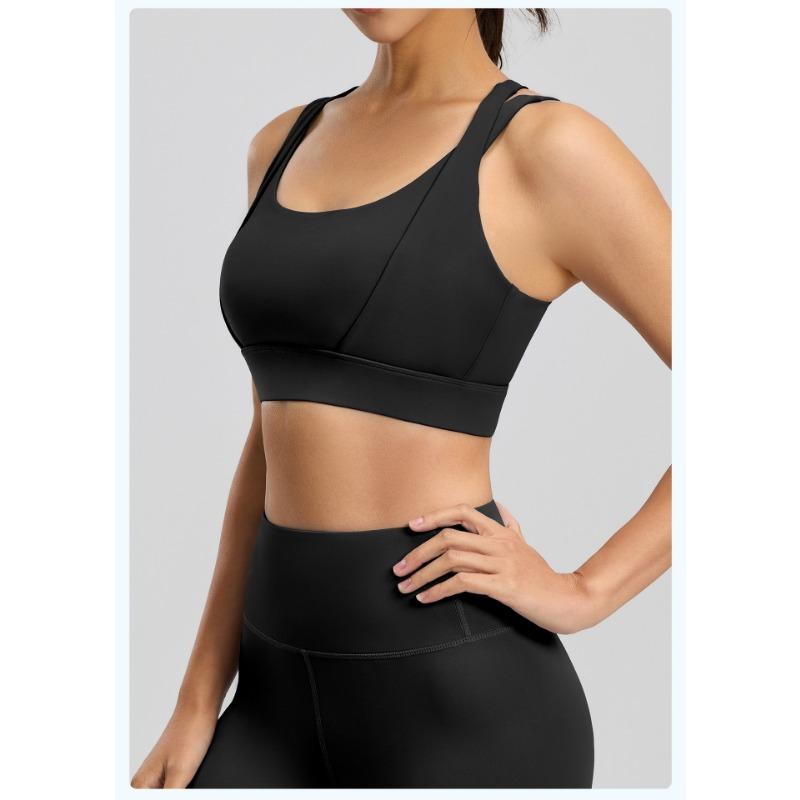 Women S Sports Bra For Running Yoga Gym Back Closure Push Up