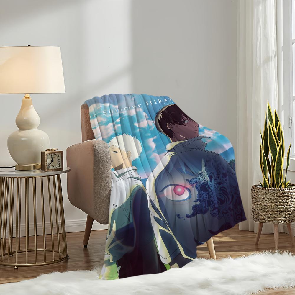 Аниме T-Лето, когда умер Хикару Плед Плед для дивана, дивана, путешествий, дома, походов, пикника, кровати, постельного белья Фланелевый плед подарок на день рождения