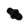 Aluminum 10AN Male Flare to 3/8 NPT Male Fuel Hose Fitting Adapter Straight Black Anodized JIC 10 AN 7/8-14 to 3/8 NPT Thread Pi Fuel System