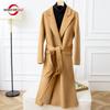 100% Wool Women Coat Autumn Wool Long Coat Handmade Pea Coat Winter Warm Wool Long Jacket Overcoat