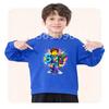TZWYChildren's Hoodie Set 67 Number 3-12 Years Kids Girls Boy Black Tops+Pants Leisure Outerwear Sweatshirt Printing Clothing