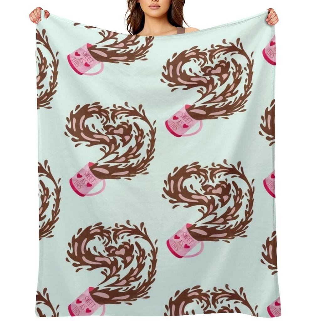 Сладкий Как Этот Плед Фланель Волосы манга рождественские подарки Пледы