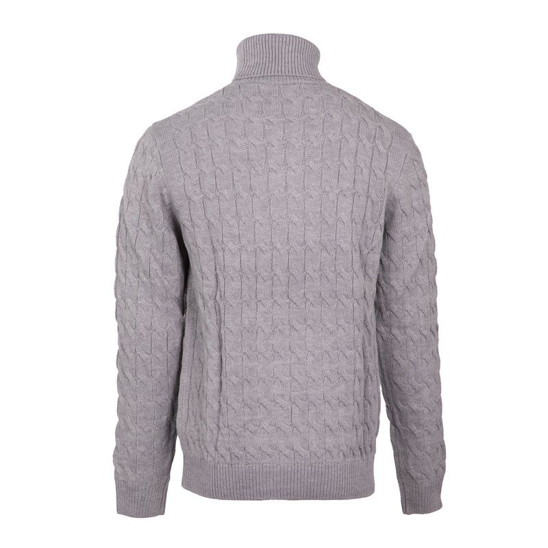 Мужской свитер с высоким воротом BEST MOUNTAIN Cable Knit