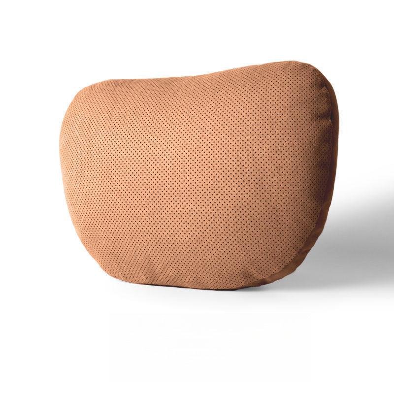 Suede Dupont Cotton Neck and Waist Support Pillow for Tesla and Mercedes-Benz S-Class Maybach