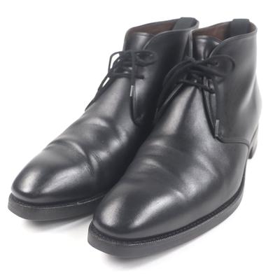 CARMINA Ботильоны Goodyear welt чукка ботинки черная кожа мужские 8 Б/у