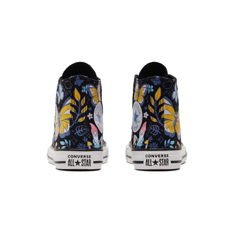 Converse Chuck Taylor All Star Comfortable Abrasion Resistant High top Kids Canvas Shoes Black Multicolor Teenagers Kids' 670711C