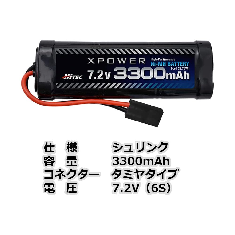 Hi-Tech X-Power XP3300-NT-B Ni-MH 7.2V 3300mAh Аккумулятор Разъем Tamiya 6-Элементный Круглый Тип RC Электромобиль