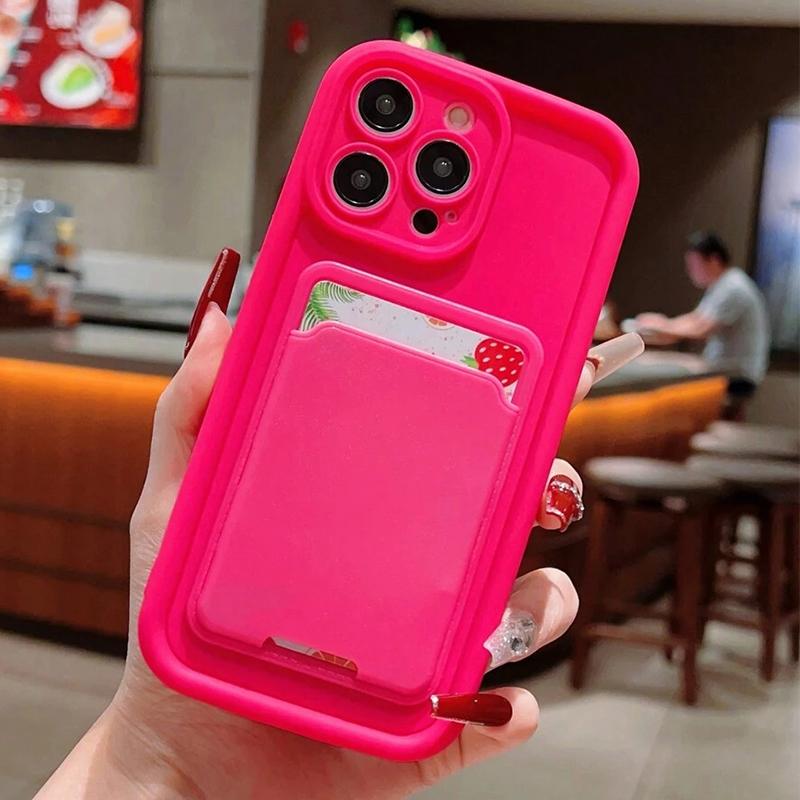 Роскошный силиконовый кошелек-чехол для телефона для iPhone 17 16 15 14 11 13 12 Pro Max Air 16E 16 15 Plus Слот для держателя карт Ударопрочный чехол