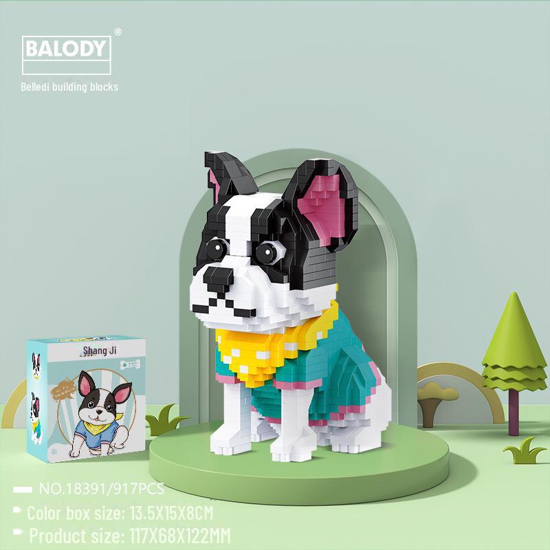 Игрушки-конструкторы Husky & Schnauzer - Милый набор для сборки собак для детей