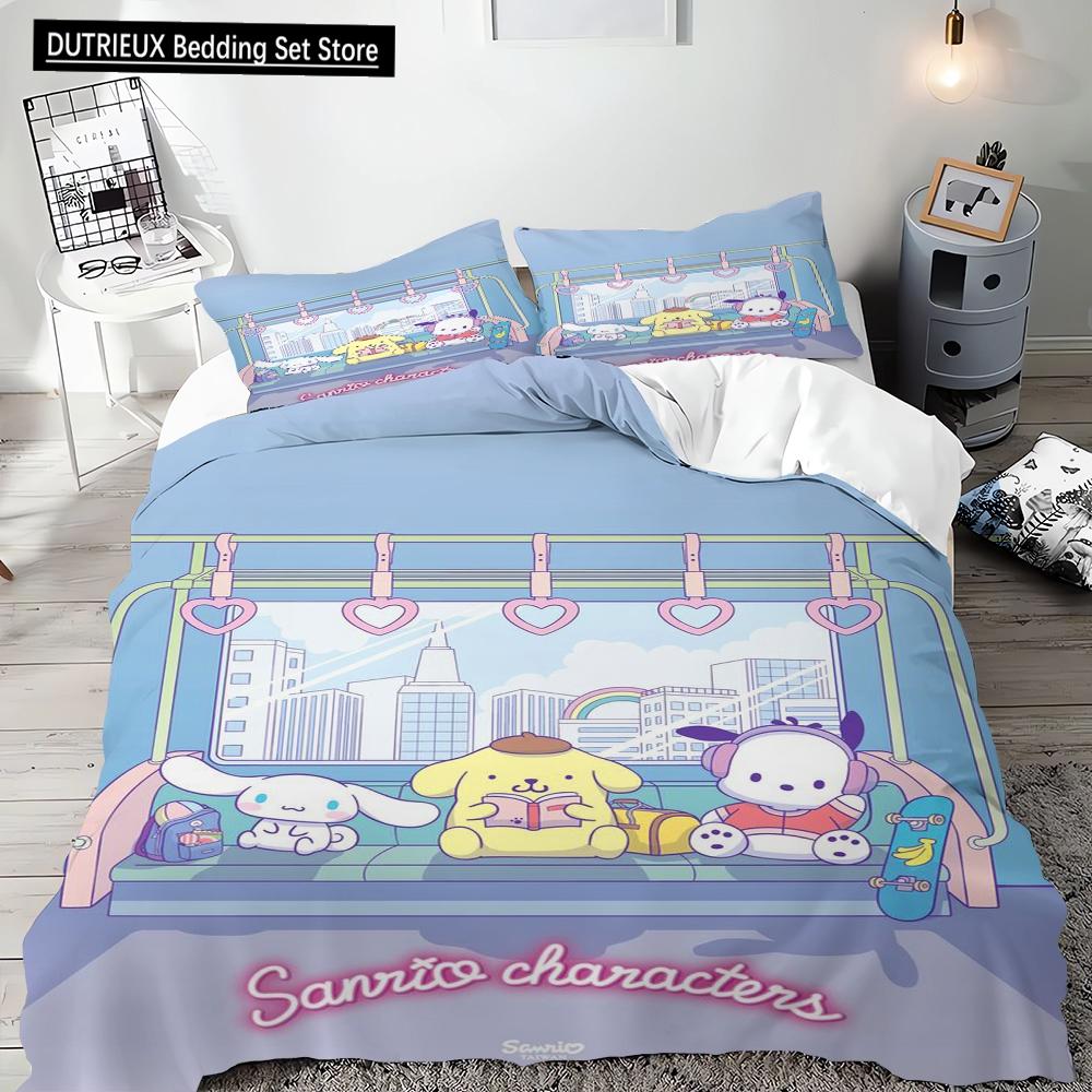 2 шт., 3 шт., Помпон для односпальной двуспальной кровати размера King Size из микрофибры для вышивки, постельное белье, наволочка, пододеяльник, комплект из нескольких предметов