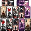 Чехол для iPhone 15 14 Xiaomi Redmi Note 13 12 11 Pro Max X 8 7 9 XR Samsung Galaxy S24 S23 OPPO A15 Huawei Japan Samurai Skeleton Ninja Bushido Case