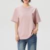 MLB T Shirts Unisex Pink Crew Neck Moderate 3ATSM0563-50PKL