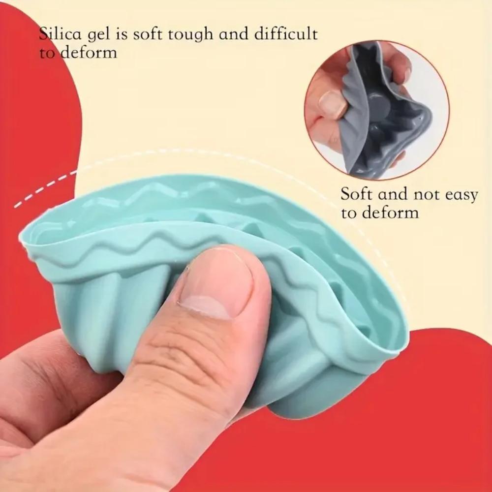 1-12 ШТ. Силиконовая форма для выпечки торта Антипригарные силиконовые формы для выпечки тортов для желе, желатина, брауни и хлеба Выдерживает температуру от -40℉ до 446℉