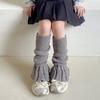 Boot Warmers Children's Long Socks Solid Color Boot Sleeve Warm Leg Cover  Winter Christmas Gifts