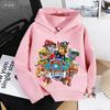Cartoon Print Children Fall Spring Sweatshirt Kids PAW Patrol Hoodie Pullover Toddler 3-12 Year Boy Girl Casual Sweatshirt