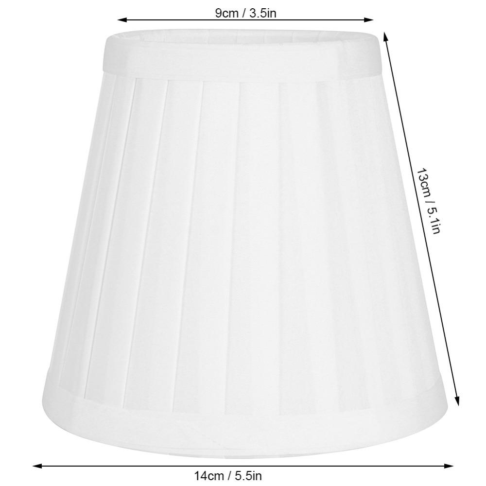 6PCS 5.1 inch Height Lampshade Clip On Design Chandelier Lamp Shades Small Lamp Shades Indoor Lamp