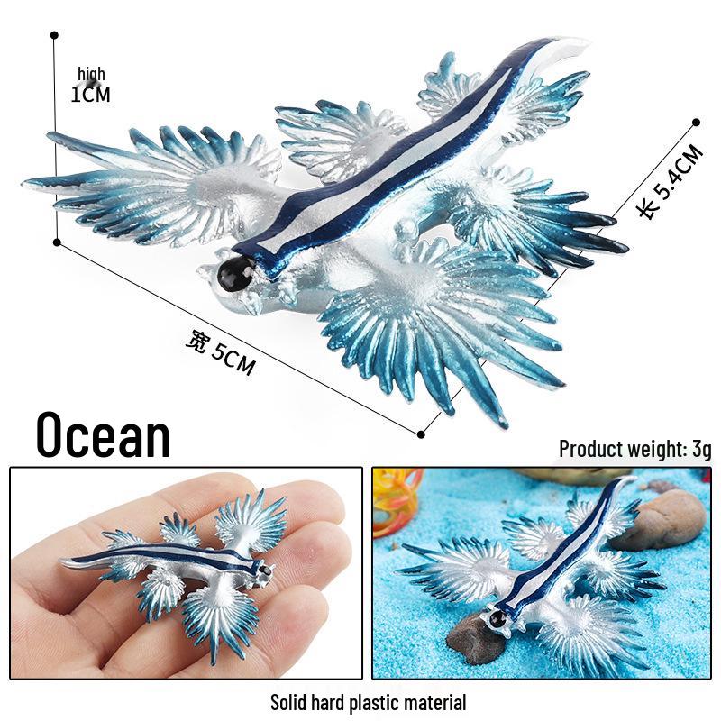 Marine Animal Simulation Models: Jellyfish, Octopus, Sea Shrimp, Sea Anemone, Squid, Horseshoe Crab, Crayfish, Arrowhead