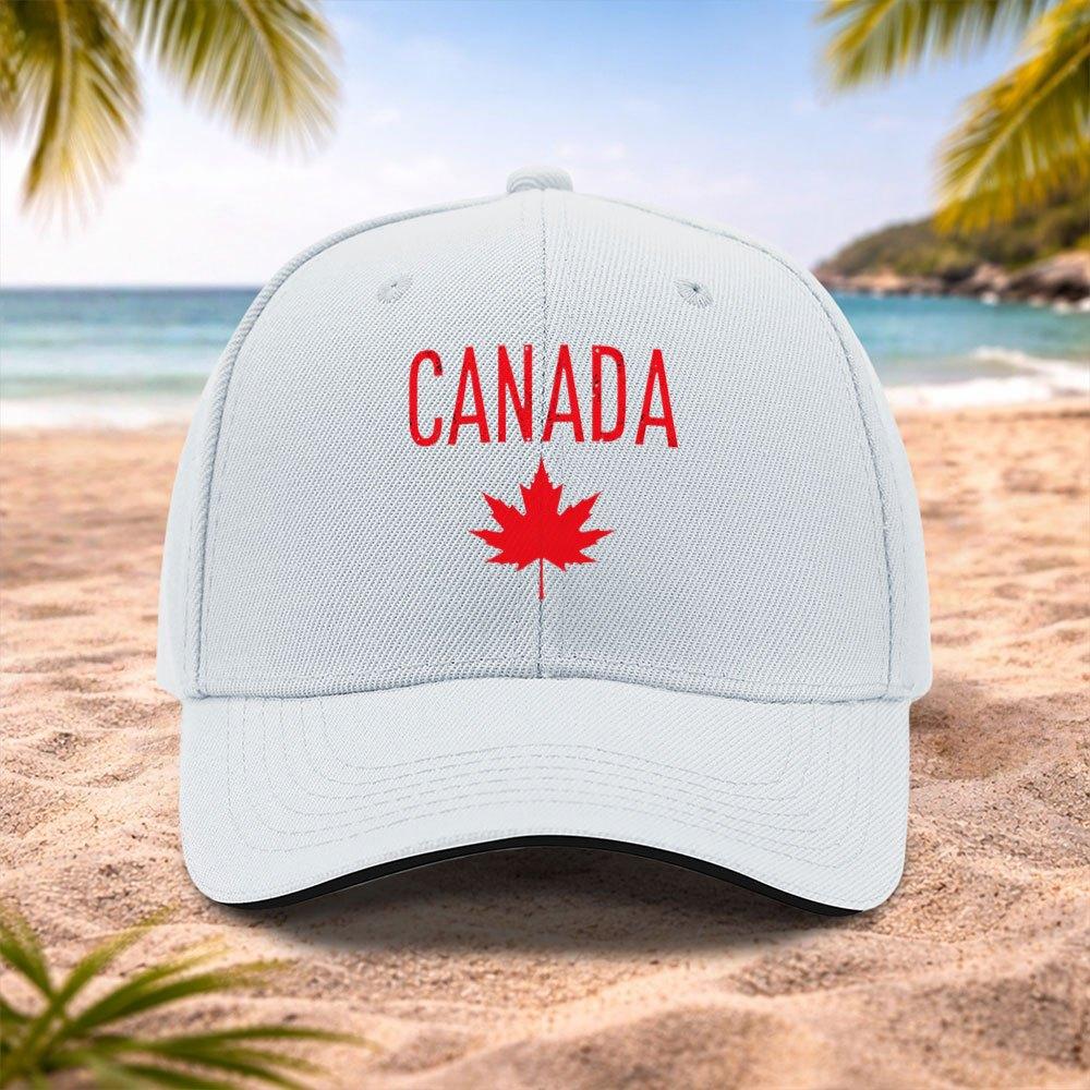 Canadian Maple Leaf Baseball Cap Adjustable Lightweight Unisex Hat for Unisex Women