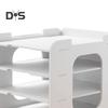 File Storage Rack Desktop Organizer Large Capacity Multi-Layer Partition Design Easy Assembly File Holder