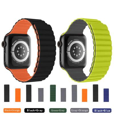 Силиконовый магнитный ремешок для Apple Watch Ultra Band 49 мм 8 7 45 мм 41 мм браслет iWatch 6 5 4 3 SE 44 мм 40 мм 42 мм