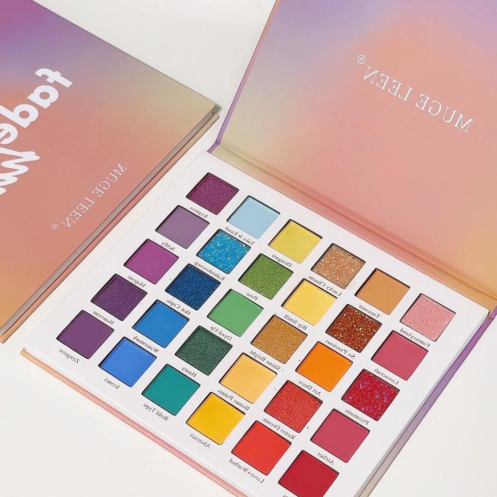 Summer Rainbow 30 Color Dopamine Eyeshadow Palette Saturated Eyeshadow