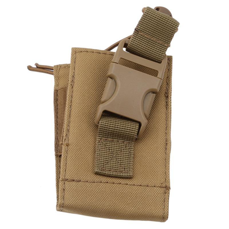 Tactical Molle Walkie Talkie Pouch Radio Interphone Storage Bag Outdoor Molle Mag Pouch Walkie-Talkie Case Holder Accessary Bag