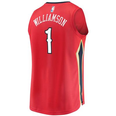 Fanatics Replica Jersey NBA Зайон Уильямсон Нью-Орлеан Пеликанс #1 (США, большой, красный)