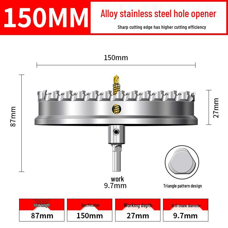 High Hardness Stainless Steel Alloy Drill Bit for Metal and Aluminum Reaming