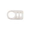 Headlight Button Frame Cover Trim Fit For Chevrolet Cruze 2016-2019 Silver Steel