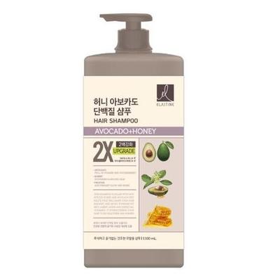 ELASTINE Honey Avocado 2X Протеиновый шампунь 1100 мл / Лечение 700 мл 2 вида, выберите 1