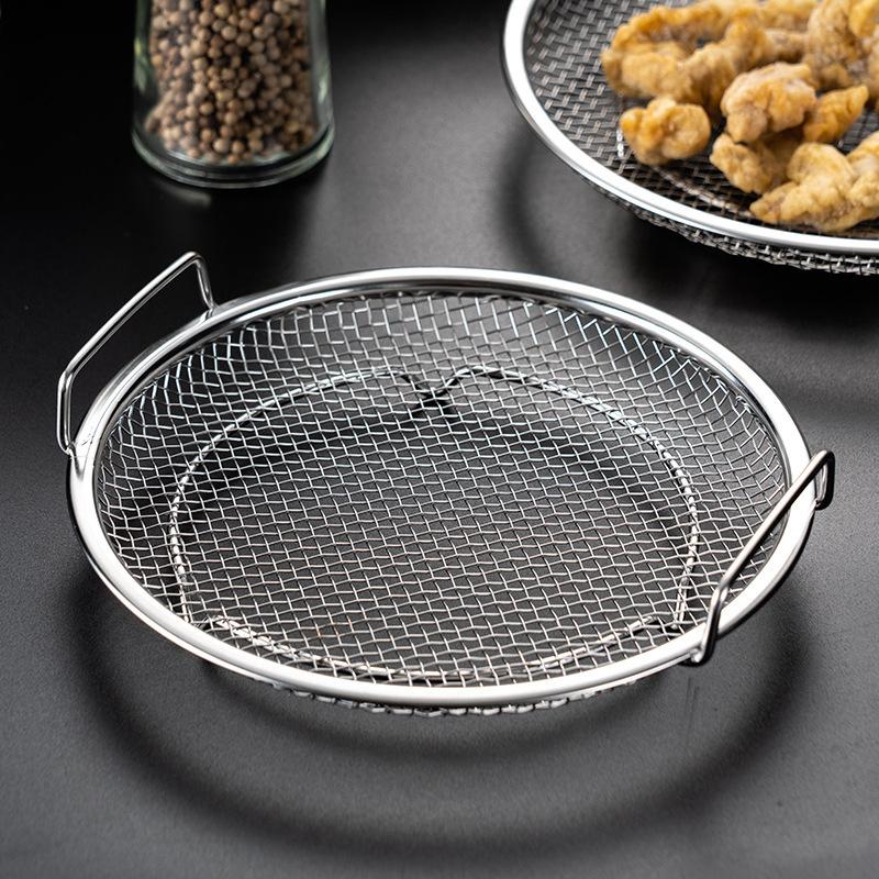 Kitchen Oil Strainer Pan Stainless Steel Frying Oil Strainer Pan Fine Mesh Strainer Basket For Frying Bbq Food French Fries