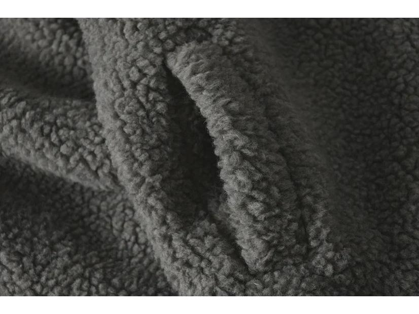 Men's Trendy Korean Lambskin Winter Cotton Jacket with Velvet Lining - Loose Fit, Stand Collar