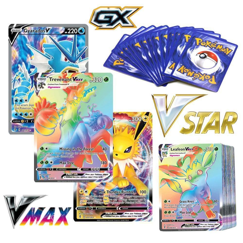 100Pcs Assorted Cards Pokemon Cards Collection I27