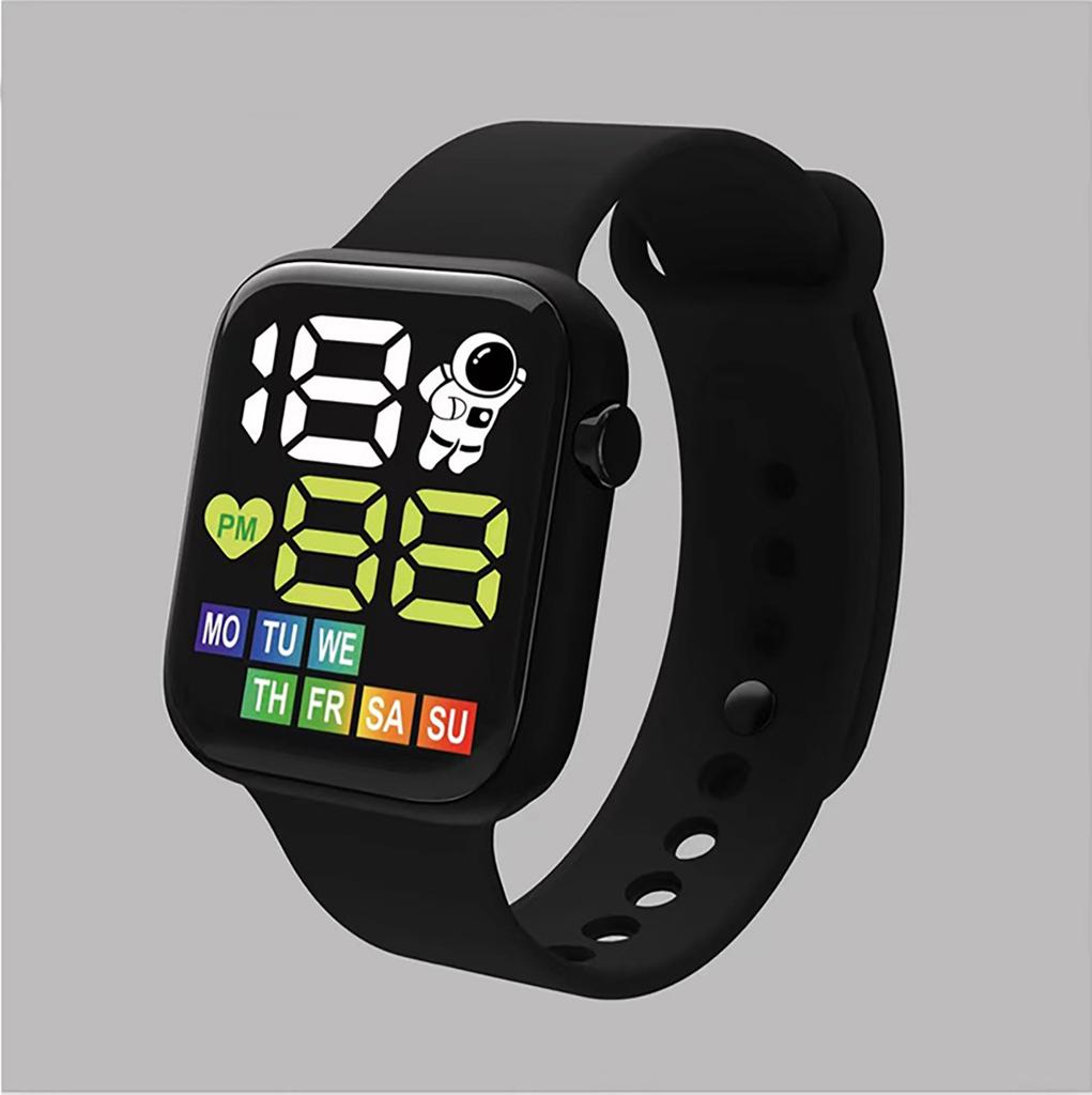 Children's Sports Watch Display Week Suitable For Outdoor Electronic Watch For Students