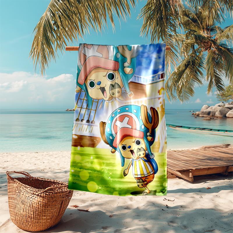 1pc One Piece Season Adventure Microfiber Beach Towels Quick Dry Towel Sand Beach Towels Pool for Travel Swim Pool. B7280130