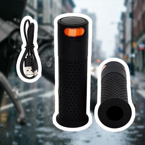 Ручка со светом для Xiaomi M365 Pro Поворотные сигнальные огни Эргономичная противоскользящая силиконовая рукоятка Установка без инструментов Улучшенная ночная видимость Безопасность Электрический