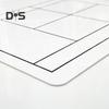 Планшет для тренировок по теннису Dry Erase, двухсторонняя теннисная тактическая белая доска с маркером для тренировок по теннису