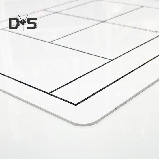 Планшет для тренировок по теннису Dry Erase, двухсторонняя теннисная тактическая белая доска с маркером для тренировок по теннису