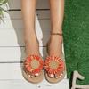 Fashion Women Slippers Fashion Trend Sunflower Anti-slip Slippers Wear Soft Sole Flat Shoes Flip-flops Lightweight Sandals Slides Women