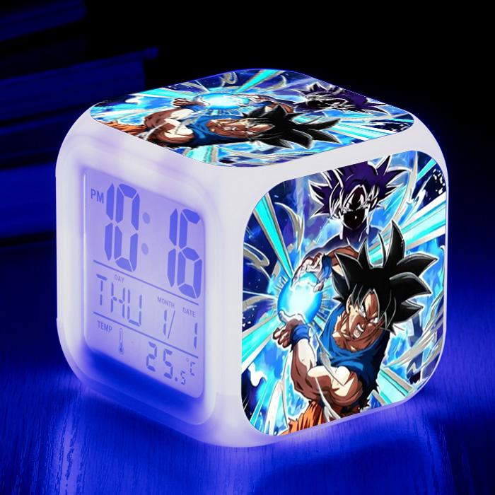 Аниме Dragon Ball Z Часы Супер Сайян Сон Гоку Гохан Чичи Видел Веджета Тракс Бульма Гогета Ямча Будильник Фигурка Игрушки